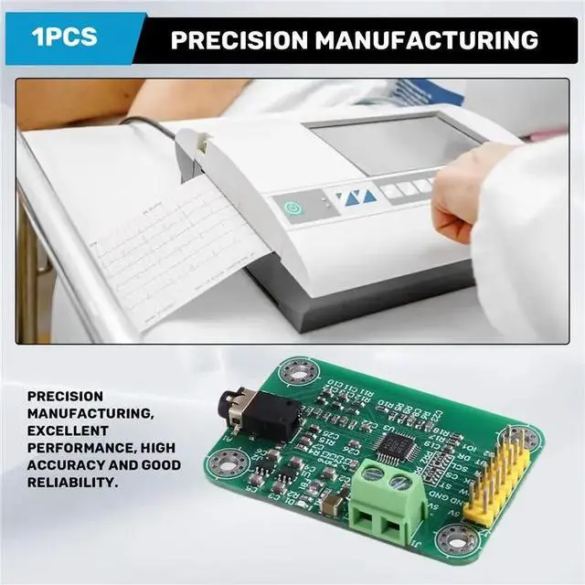 Alt view image 2 of 3 - ECG Front-End Electrocardiogram Module ADS1292R 24-Bit Analog-To-Digital Converter ADS1292