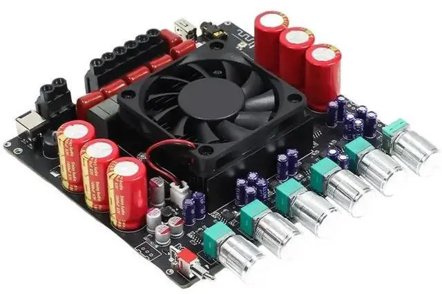 Main image of XY-DP600H 2.1 Channel Bluetooth Amplifier Board 300Wx2 Subwoofer DC 19-51V Support Bluetooth AUX U Disk FLAC APE MP3