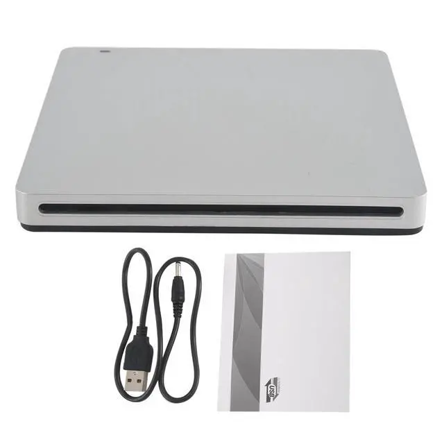 Alt view image 3 of 3 - External 3D Blu Ray DVD Drive,USB 3.0 and Type-C Blu Ray CD DVD Drive Player Ultra Slim Slot-in CD DVD Burner