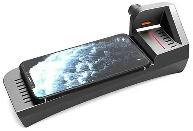 Alt view image 3 of 3 - 15W Car QI Charging Phone Fast Charging Plate Phone Holder For A3 8V S3 2014-2020 Spare Parts