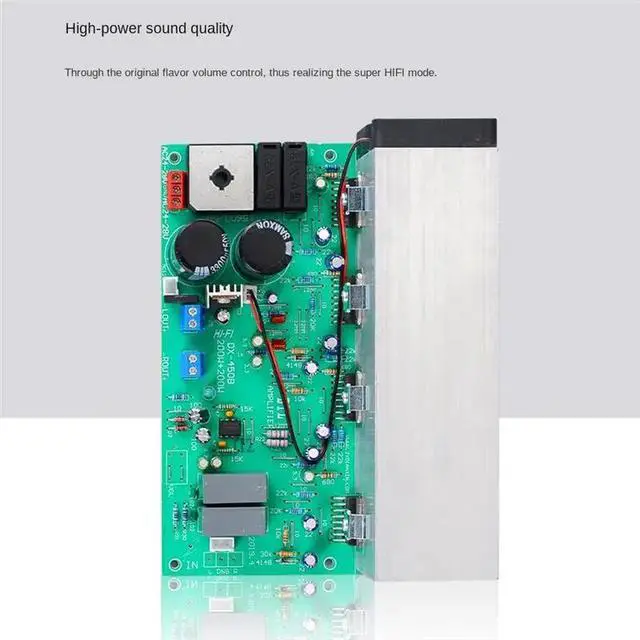 Alt view image 2 of 3 - TDA7294 PRO Amplifier Board 2.0 Channel 150W Air-Cooled HiFi High Power Audio Amplifier Board