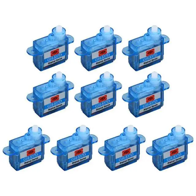 Alt view image 2 of 3 - 10Pcs GH-S37D 3.7G Digital Servo Miniature Servo for RC Plane Trex 250 Helicopter Boat Car