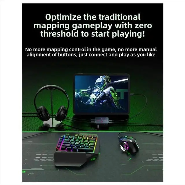 Main image of Mobile Game Keyboard for Force Mouse Controller Converter for Native Games for for Android for IOS