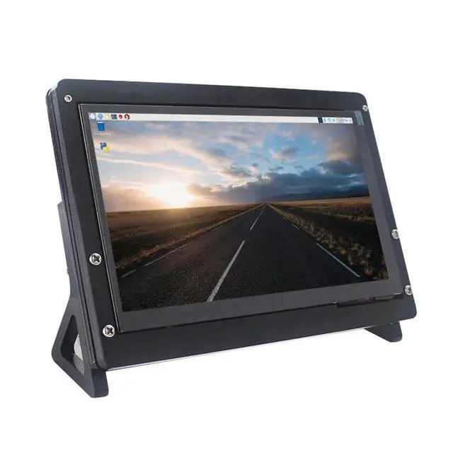 Alt view image 3 of 3 - For 5 7 Inch Touch Screen 1024x600 IPS Display with Holder -Compatible Interface Capacitive Monitor