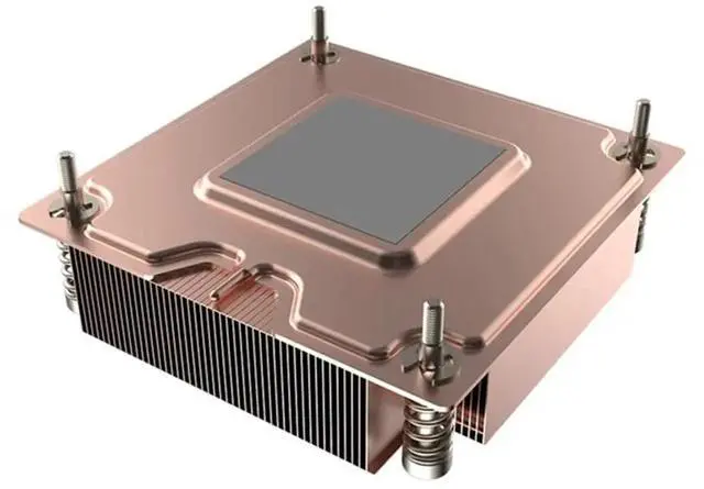 Main image of 1U Passive Fanless CPU Cooler for LGA1700 Socket, 78x78mm, 200W for Heat Sink for Server PC