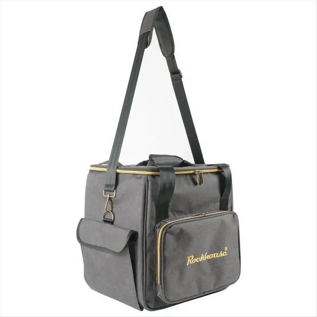 Alt view image 3 of 3 - Vinyl Records Carrying Bag for 12inch Vinyl Records LP Vinyl Record Storage Bag Holds Up to 45 Vinyl Albums