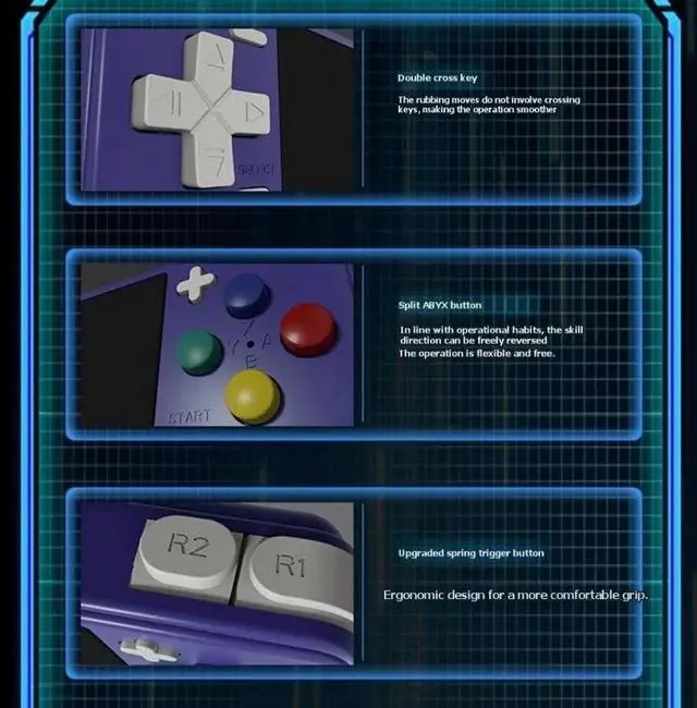 Main image of IDUD RF40H 128GB 4.0-Inch IPS Screen Handheld Video Game Console Open Source Retro Game Console Supports 30+ Emulators
