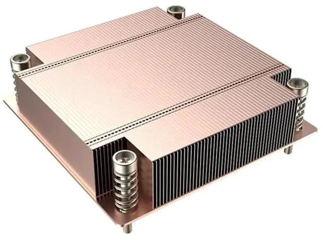Alt view image 3 of 3 - 1U Passive Fanless CPU Cooler for LGA1700 Socket, 78x78mm, 200W for Heat Sink for Server PC