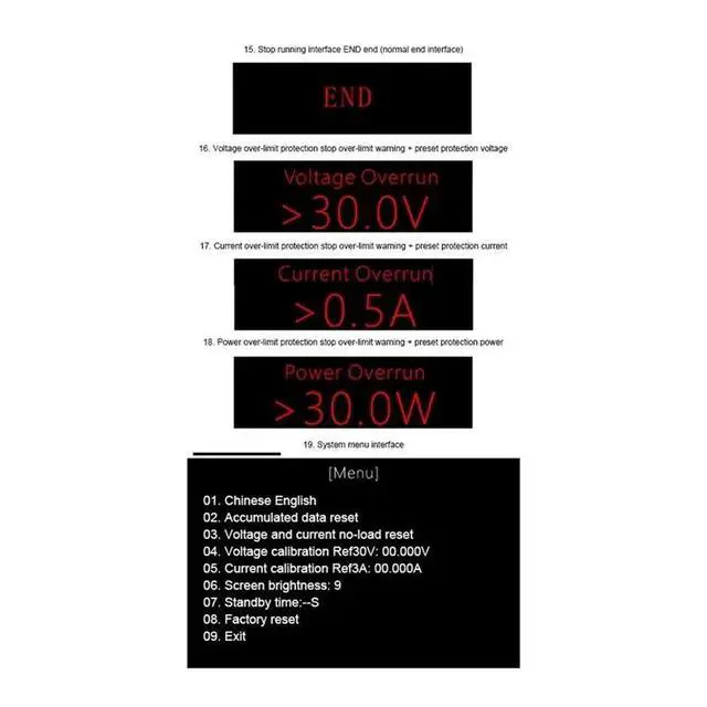 Alt view image 3 of 3 - DTL150 4-WIRE Capacity Tester Electronic Load Power Tester Discharge Meter 150W 20A US Plug EU Plug