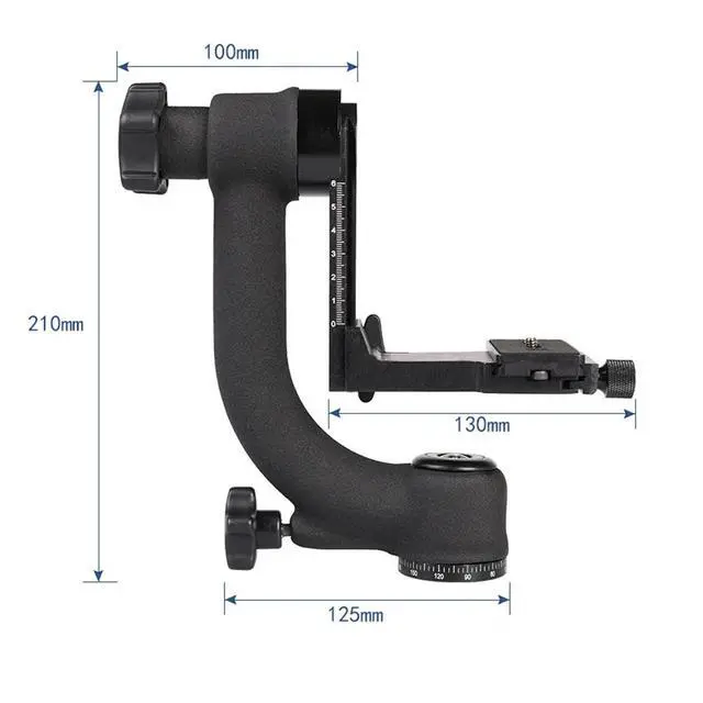 Alt view image 3 of 3 - Photography Gimbal Tripod Heads Monopod Telephoto Lens Bird Heads Gimbal for Professional Photography Supplies