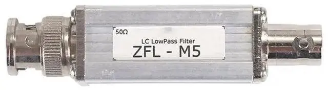 Main image of ZFL-M5 500 Khz 50 Low-Pass Filter,BNC Interface, LC Lowpass Filter With High Rejection, LC Discrete-Component Design