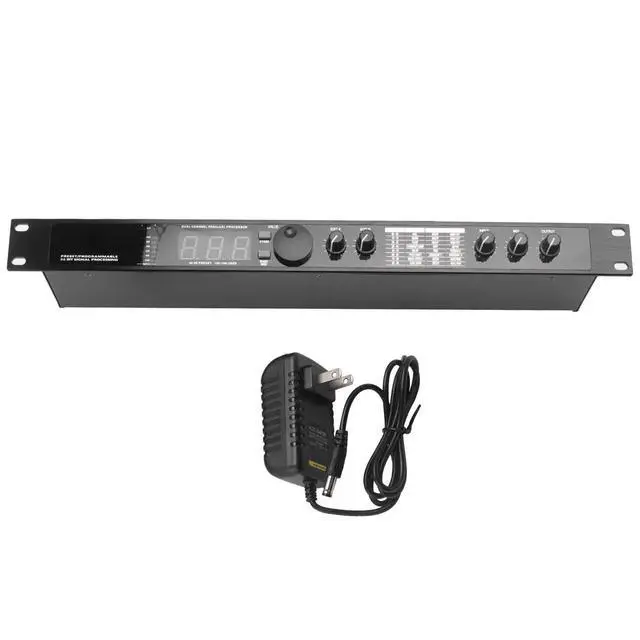 Alt view image 3 of 3 - Professional Digital Reverberation Multi Effect Processor Audio Processor Equalizer US PLUG