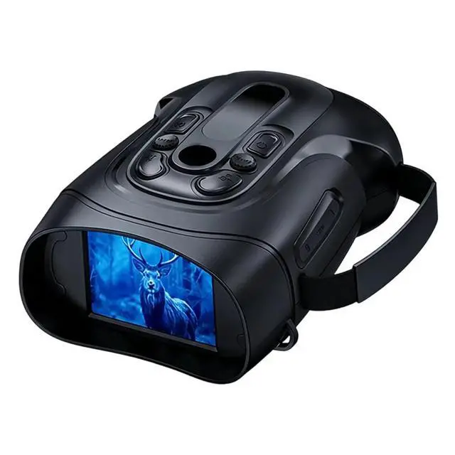 Alt view image 3 of 3 - Night Vision Binoculars Goggles 10X Digital Zoom 5W Infrared Telescope 800M Full Dark Viewing Video Record Telescope