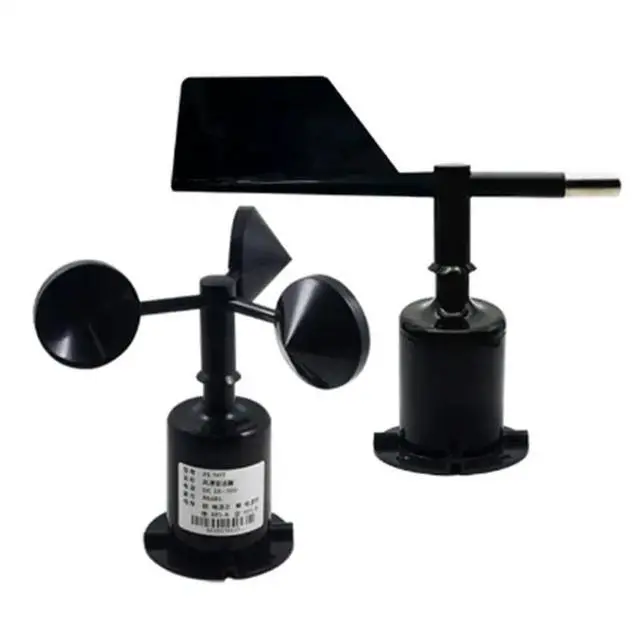 Alt view image 2 of 3 - 30M/S Polycarbon Wind Speed Direction Sensor Weather Station Outdoor 3 Cup Anemometers Sensor Output 0-5V