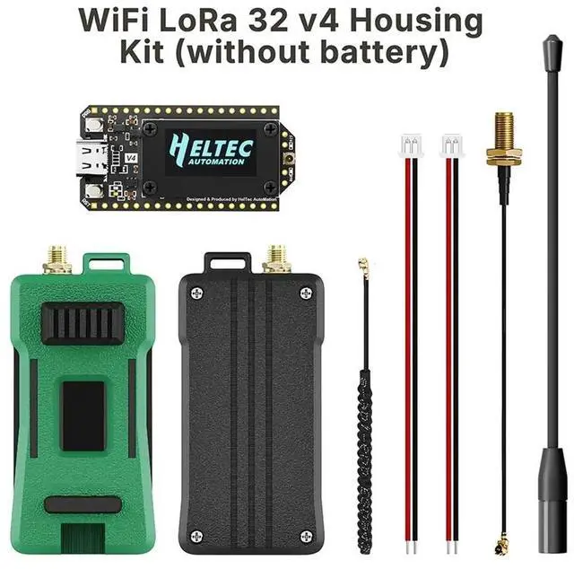 Main image of Meshtastic Heltec V4 LoRa 32 Dev-Board Case Set - SX1262 Dev-Board +Case Solar Powered BLE Without GNSS