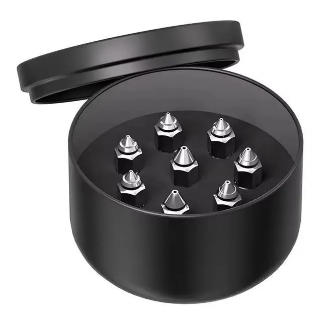 Alt view image 3 of 3 - Upgrade for 5 Max Nozzles, 8pcs 3D Printer High End Copper Alloy Nozzle 500 High Temperature Coppe