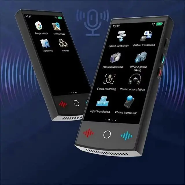 Alt view image 2 of 3 - Voice Translator Machine 147 Multi Languages in Real Time Online Instant Off Line Translation AI Learning Conversion