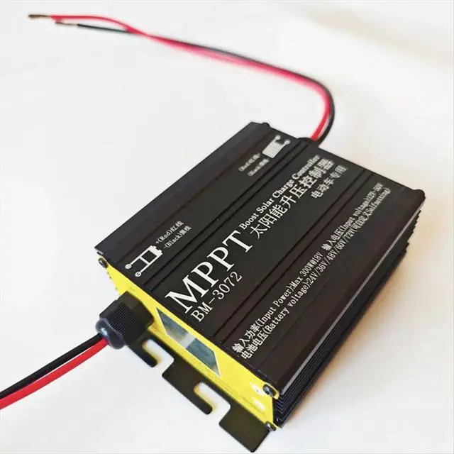 Alt view image 2 of 3 - LCD BM3072 300W MPPT Solar Charge Controller Charger 24/36/48/60/72V Boost