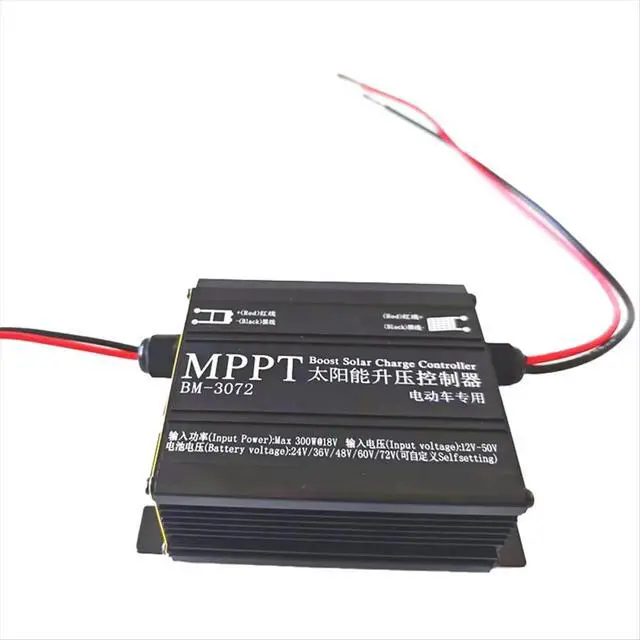 Alt view image 3 of 3 - LCD BM3072 300W MPPT Solar Charge Controller Charger 24/36/48/60/72V Boost