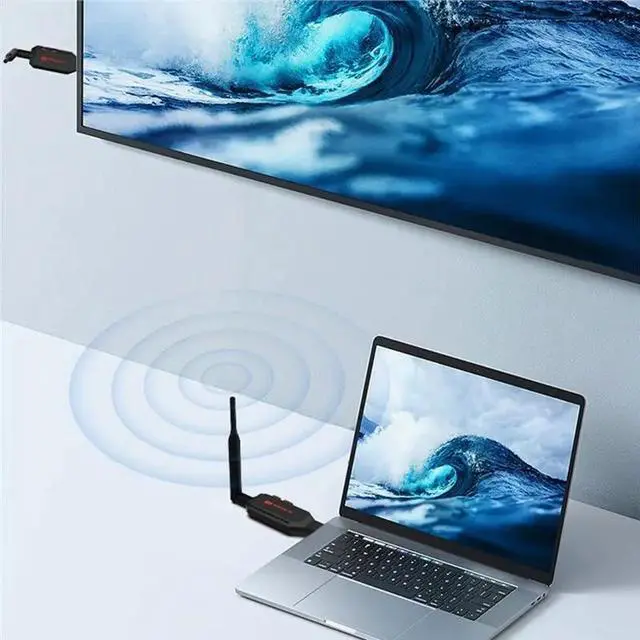 Alt view image 3 of 3 - 1080P -Compatible Video Audio Transmitter Receiver Extender 100M Display TV Stick Extender For TV