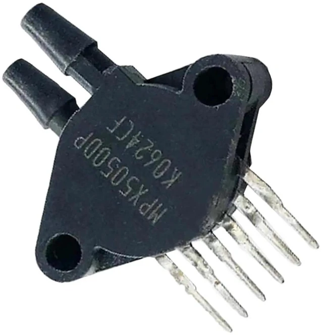 Alt view image 2 of 3 - MPX5050DP SIP-6 -Differential Pressure Sensor Transmitter with Temperature Compensation Chip