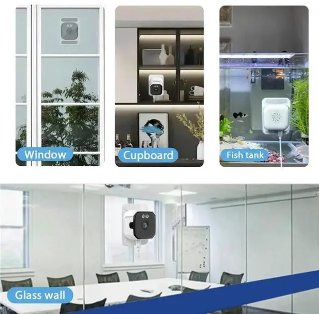 Alt view image 2 of 3 - 3X 3MP 2K Window Camera With Color Night Vision,Dual Band 2.4Ghz 5Ghz Home Security Camera Motion & Human Detection