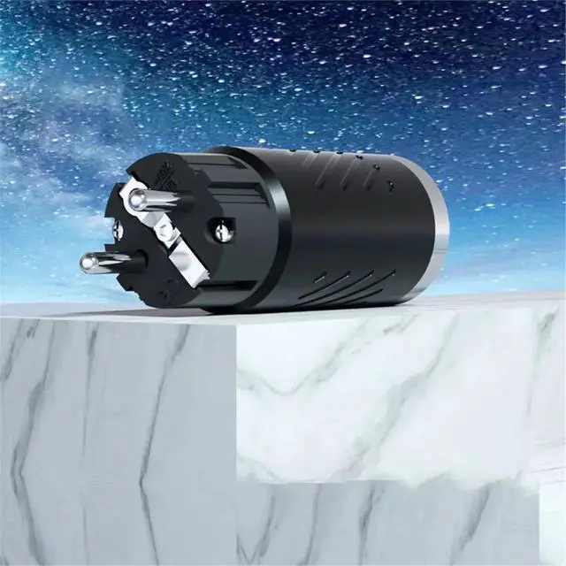 Alt view image 2 of 3 - Hifi Audio Power Filter Power Noise Absorber Anti Thunder Filter Alternating Current Power Filter EU Plug