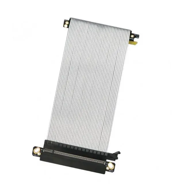 Alt view image 3 of 3 - PCIe5.0 X16 Riser Cable GPU Extension Wire GEN5 64GB/S for ITX Chassis Mini Case 5090/4090 RX 7900 XTX 18.5CM