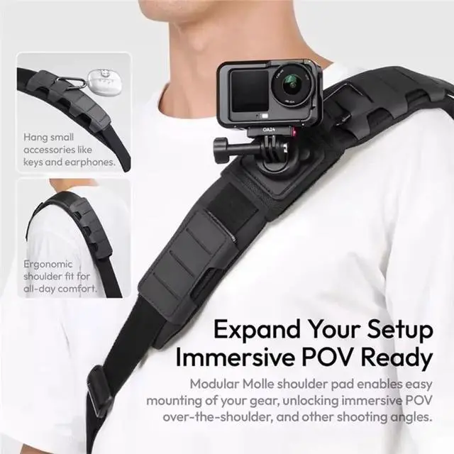 Alt view image 2 of 3 - U023 Outdoor Sling Bag Shoulder Bag For Urban Daily Photography Equipment For Mirrorless Camera Fill Light Storage Bag