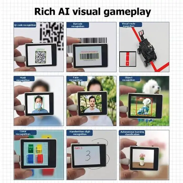 Alt view image 3 of 3 - K210 Open Source AI Camera Module, Visual Recognition, Python Compatible Development Board, Lookmv Sensor For DIY Projects
