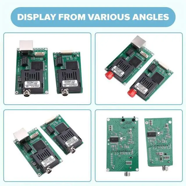 Alt view image 2 of 3 - 100KM TTL Optical Network+2-CH TTL Optical Module Optical Terminal Equipment DC 5.5-26V