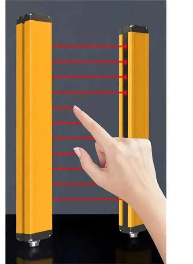 Alt view image 3 of 3 - Infrared Grating Protection Device Safety Light Curtain Sensor Switch Resolution Area Protection
