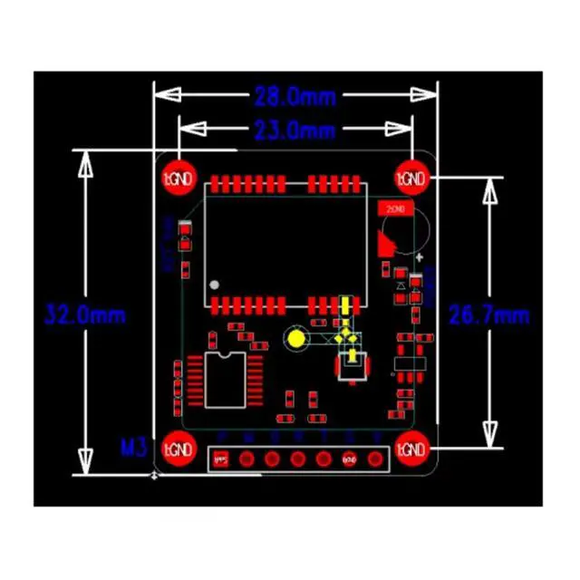 Alt view image 2 of 3 - UM960 Full-System Multi-Frequency RTK Positioning GNSS Module Board for Drones Robots and Handheld Devices