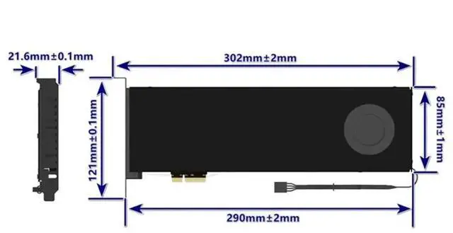 Alt view image 2 of 3 - ADT R27C-BK3 PCIe 5.0 X4 to E1.S/E3.S Hard Drive Adapter Card 128Gbps SFF-TA-1002 Interface with Enclosureb