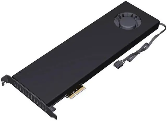 Alt view image 3 of 3 - ADT R27C-BK3 PCIe 5.0 X4 to E1.S/E3.S Hard Drive Adapter Card 128Gbps SFF-TA-1002 Interface with Enclosureb