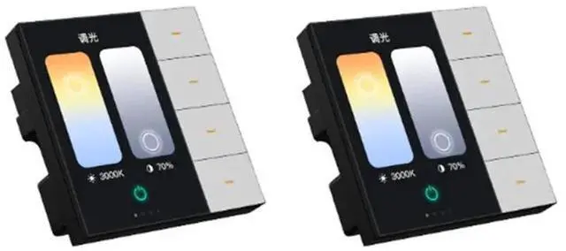 Main image of 2X Tuya Smart Central Control Panel Zigbee Wall Switch Home Automation Lighting Control System F3-Pro