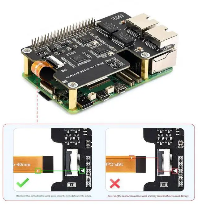 Main image of For 5 PCIe to Dual 2.5G Ethernet Adapter Board RTL8125 Chip Driver-Free