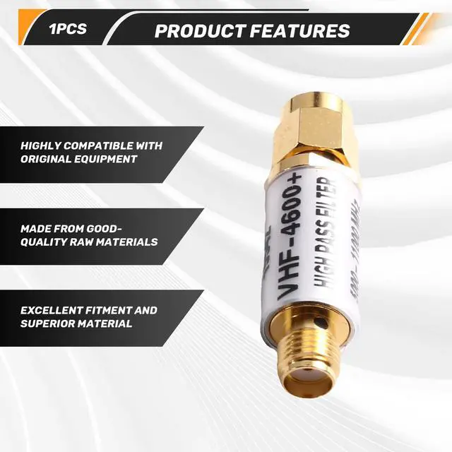 Alt view image 2 of 3 - VHF-4600+ 5000-11000Mhz High Pass Filter 1Pcs For Mini Circuits
