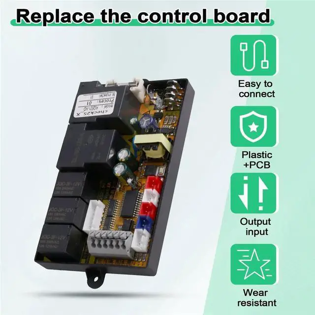Alt view image 2 of 3 - Air Source Water Heater Control Board Household Universal Heat Pump Water Heater Motherboard Computer Board