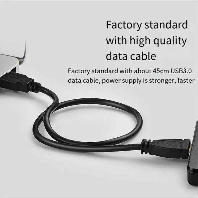 Main image of External Mobile Hard Disk High USB 3.0 1TB Storage Hard Disk for Laptop Desktop PC Silver