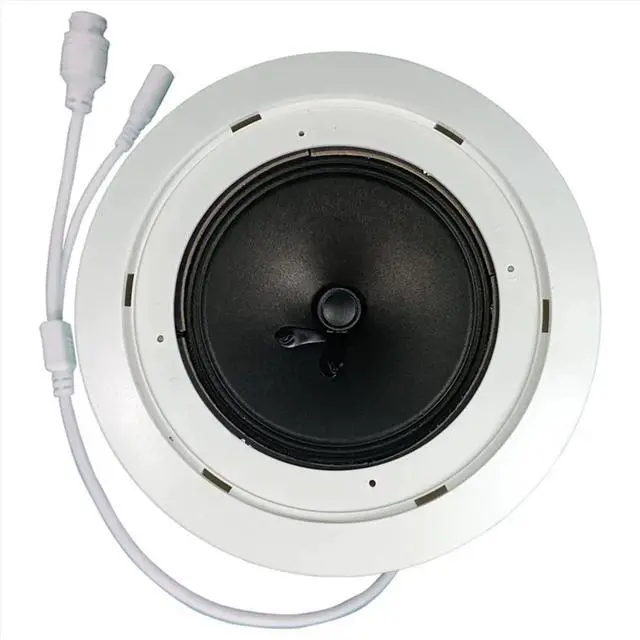 Main image of 10W Network IP Public Address System Audio ABS Ceiling Speaker POE or DC12V