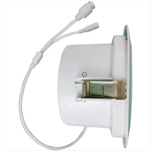 Alt view image 3 of 3 - 10W Network IP Public Address System Audio ABS Ceiling Speaker POE or DC12V