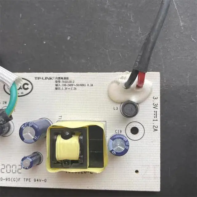Alt view image 2 of 3 - Disassembly Power Board For TP-LINK 3.3V1.2A T033120-2 Work Like