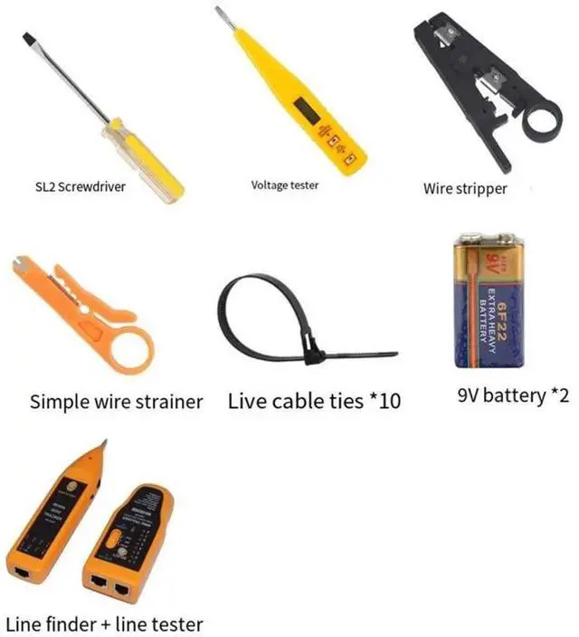 Main image of JAKEMY Multi-Functional 18-In-1 Network Maintenance Tool Kit-PS-P18 Alloy Steel Telecom Repair Set