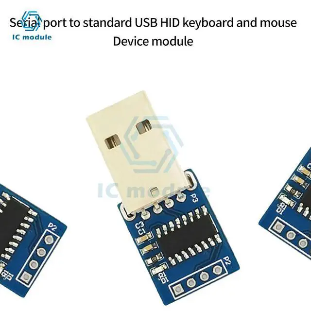 Alt view image 6 of 6 - CH9329 Module UART/TTL Serial Port to USB HID Full Keyboard Mouse Driver-Free Game Development Box
