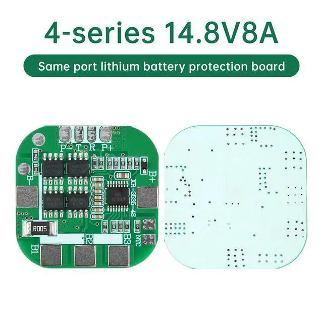 Alt view image 4 of 6 - 4S 14.8V 8A Peak li-ion BMS PCM Protection Board For lithium LicoO2 Limn2O4 li
