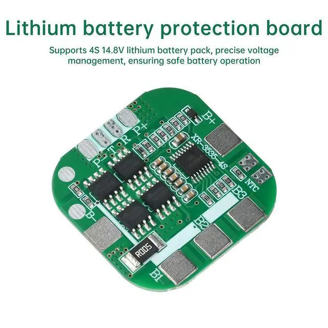 Alt view image 6 of 6 - 4S 14.8V 8A Peak li-ion BMS PCM Protection Board For lithium LicoO2 Limn2O4 li