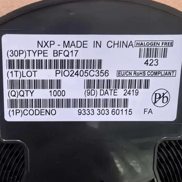 Alt view image 3 of 3 - BFQ17 code FA SOT-89 NPN 1 GHz wideband transistor