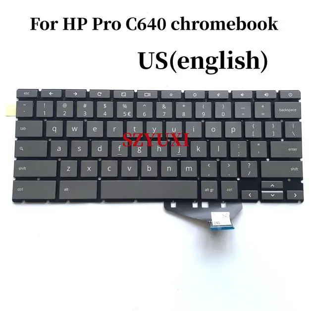 Main image of 100%US English keyboard ForPro C640 Chromebook laptop keyboard M29096-B31 HPM19M3