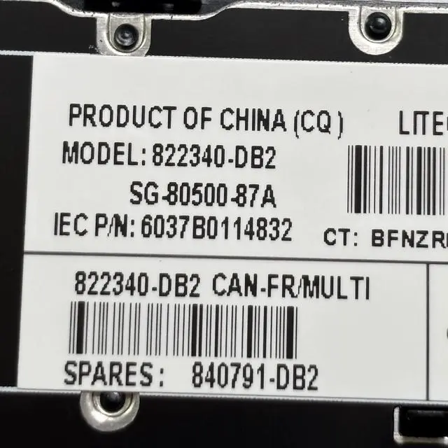 Alt view image 3 of 3 - 100%CAN-FR For440 G2 445 G2 640 G2 645 G2 laptop keyboard No-backlight 822340-DB2 840791-DB2